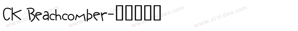 CK Beachcomber字体转换